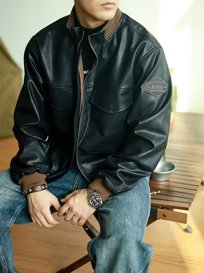 Men’s High-Collar Jacket