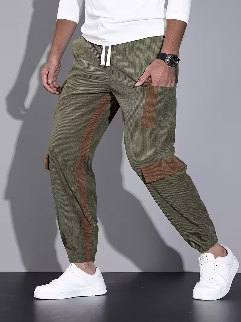 Men’s Ribbed Jogger Pants