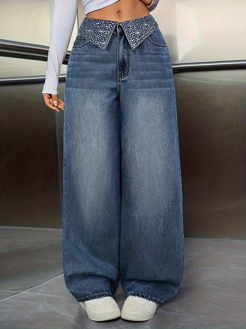 Women’s Embellished Wide-Leg Pants