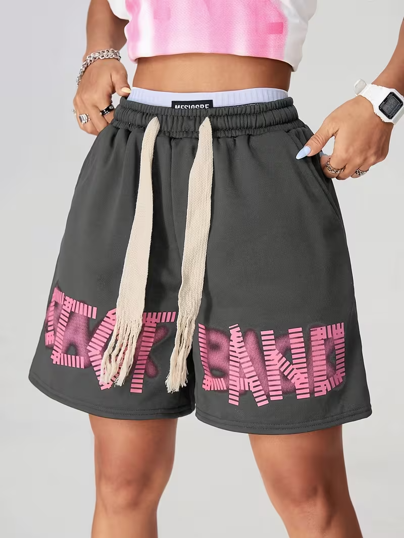 Women’s High-Rise Graphic Shorts
